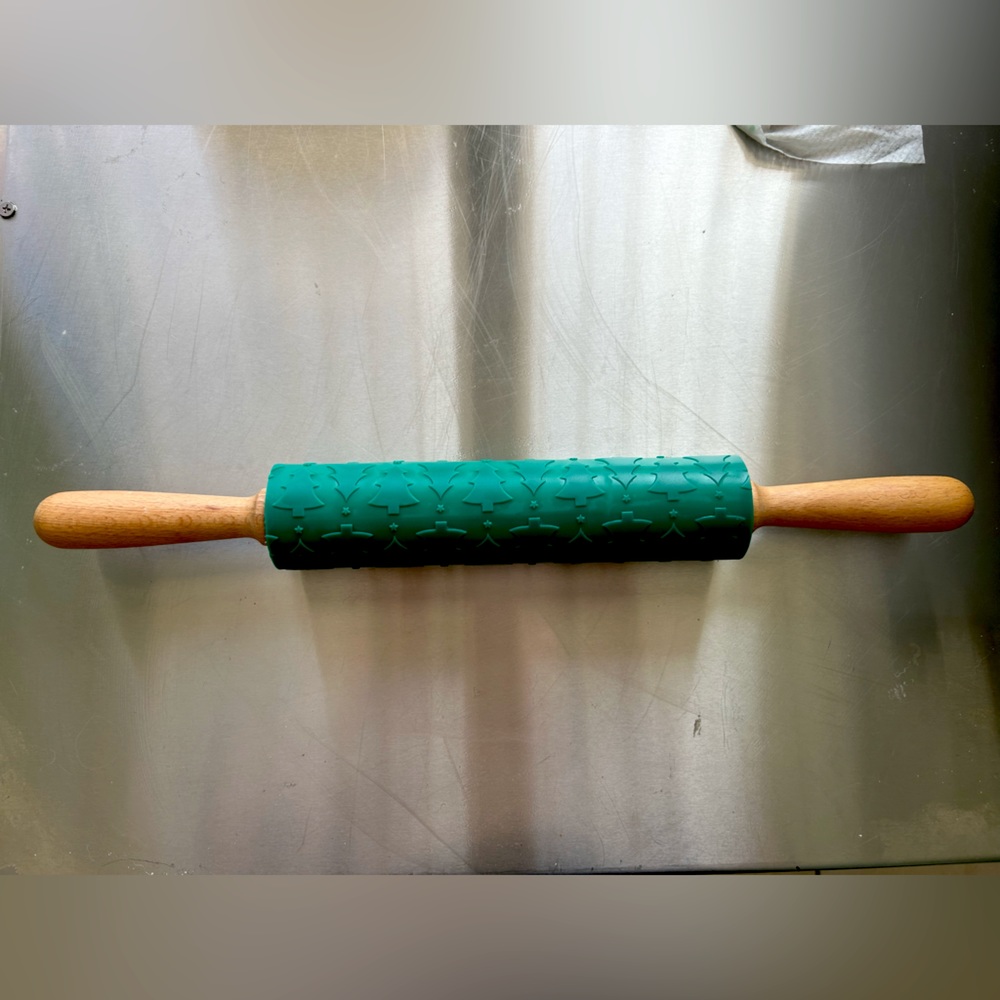 Christmas Tree Rolling Pin - Picture 1 of 1